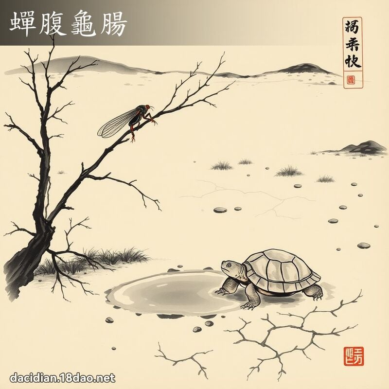 蝉腹龟肠 配图