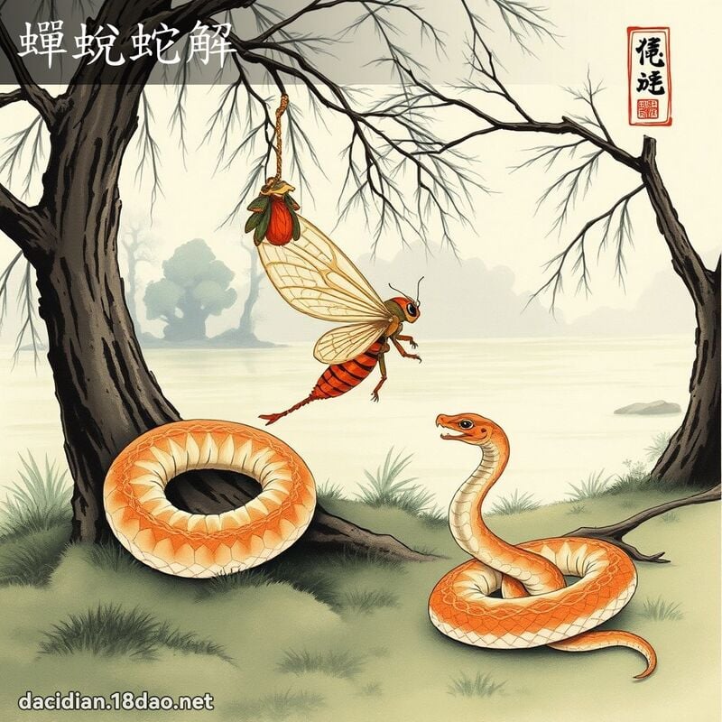 蝉蜕蛇解 配图