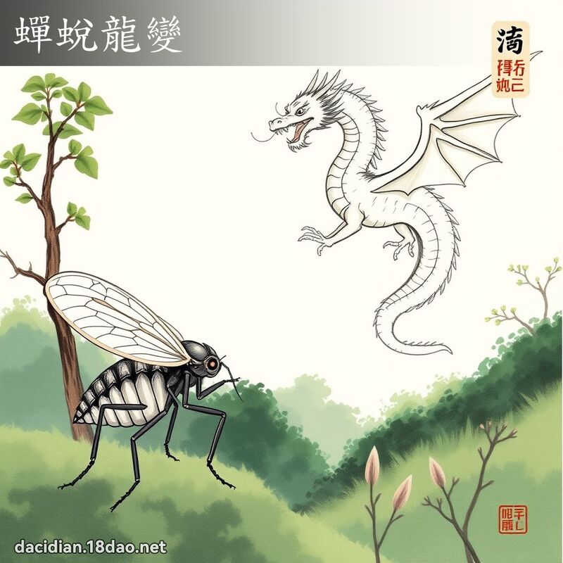 蝉蜕龙变 配图