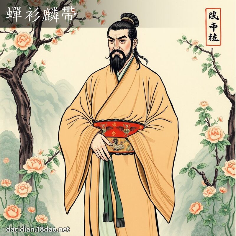 蝉衫麟带 配图