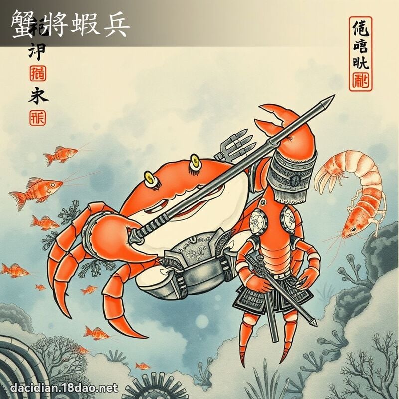 蟹將虾兵 配图