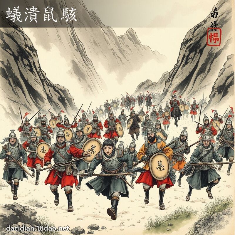 蚁溃鼠骇 配图