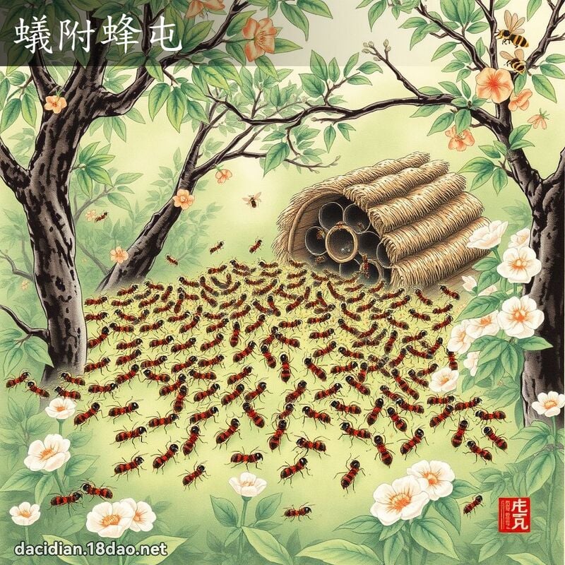 蚁附蜂屯 配图