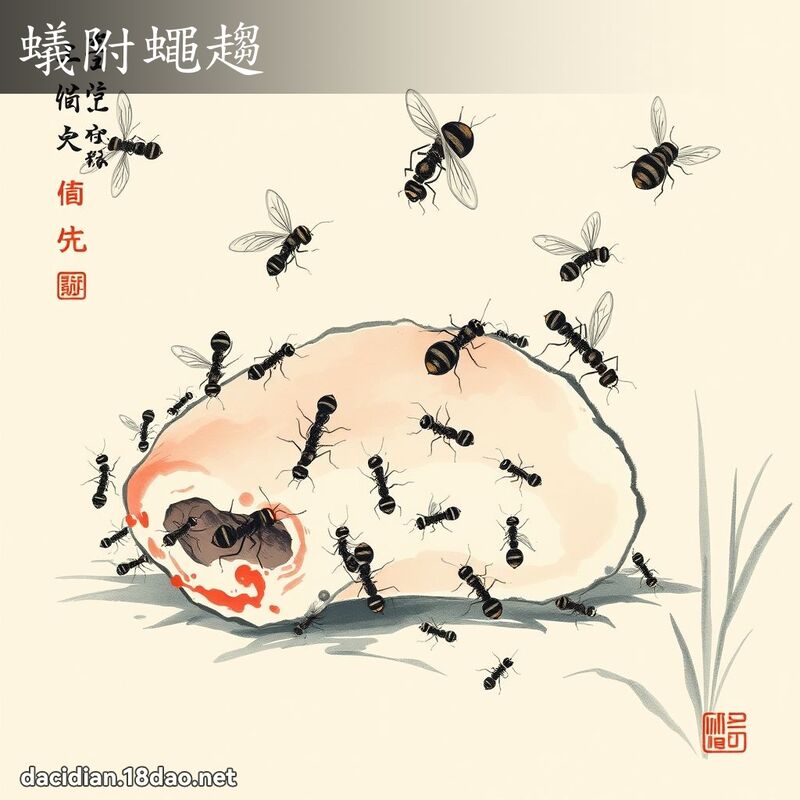蚁附蝇趋 配图