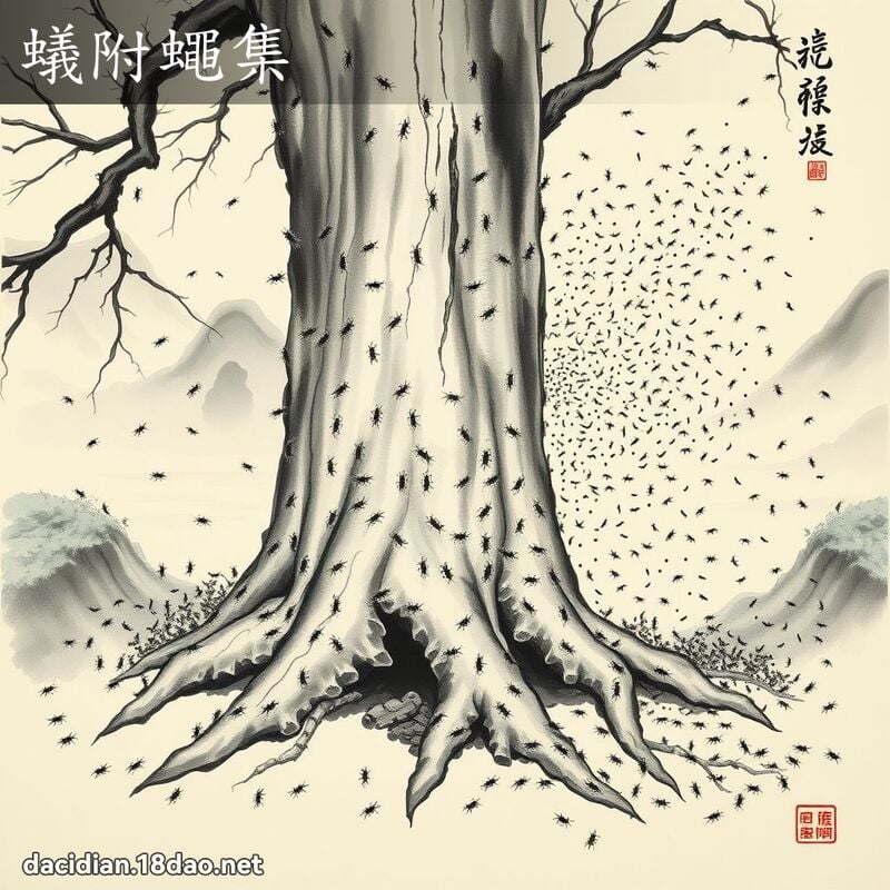 蚁附蝇集 配图