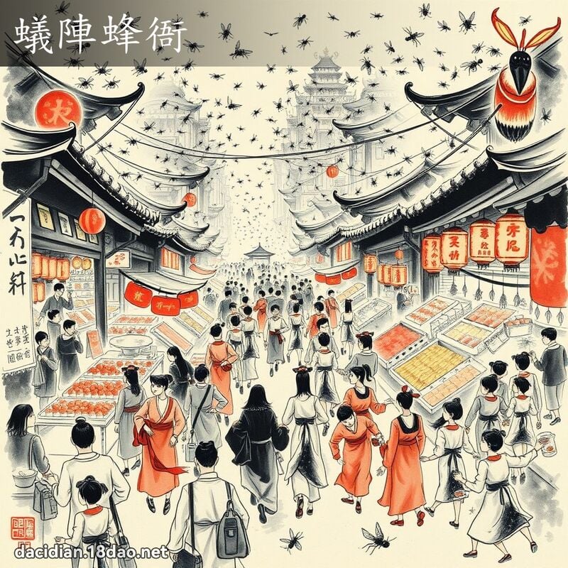 蚁阵蜂衙 配图