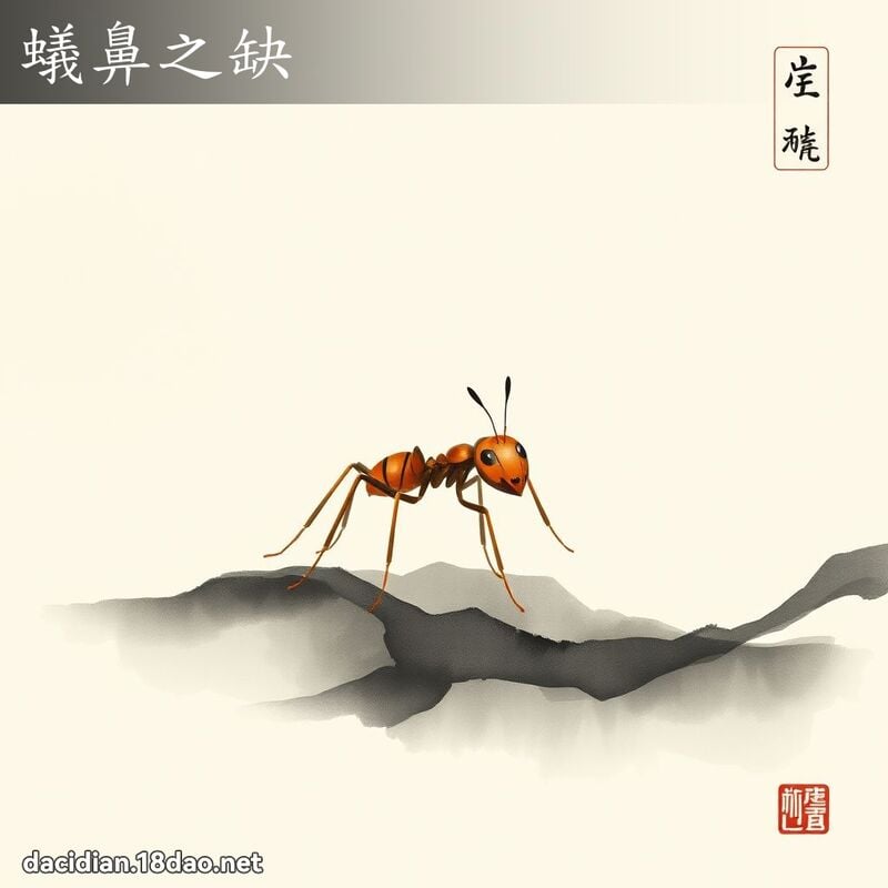 蚁鼻之缺 配图
