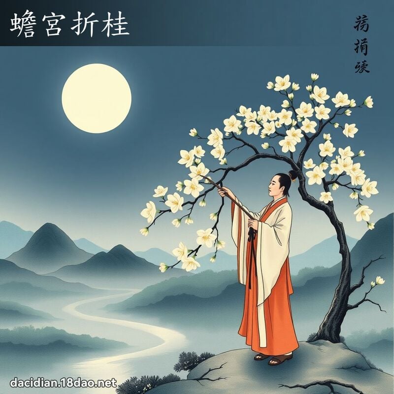蟾宫折桂 配图