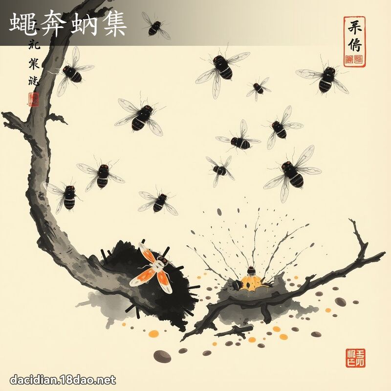 蝇奔蚋集 配图