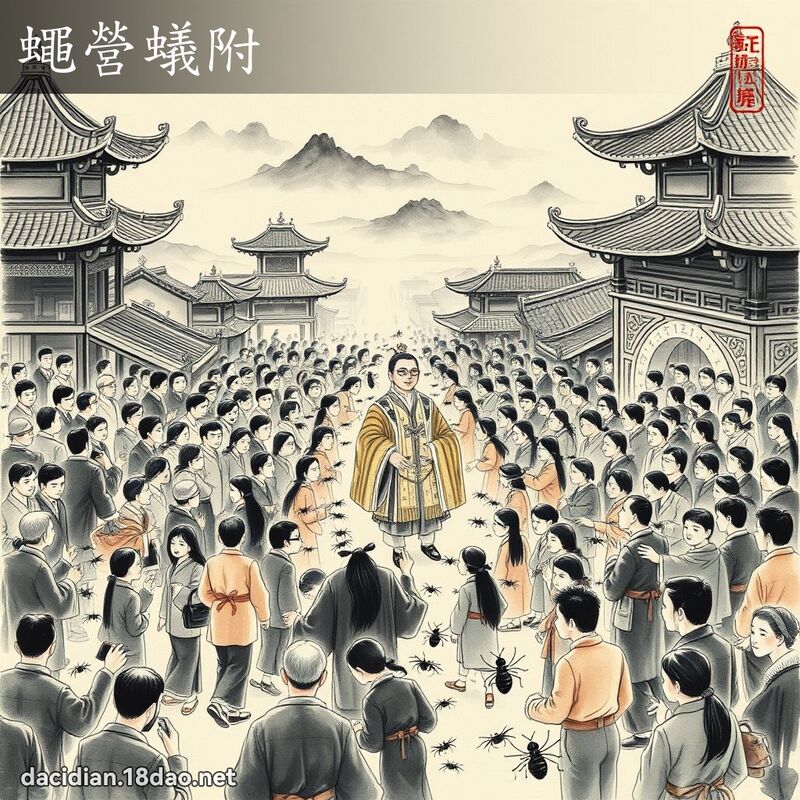 蝇营蚁附 配图