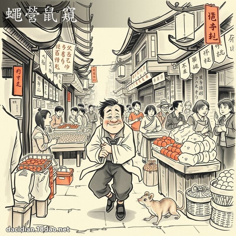 蝇营鼠窥 配图