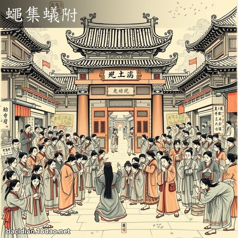 蝇集蚁附 配图
