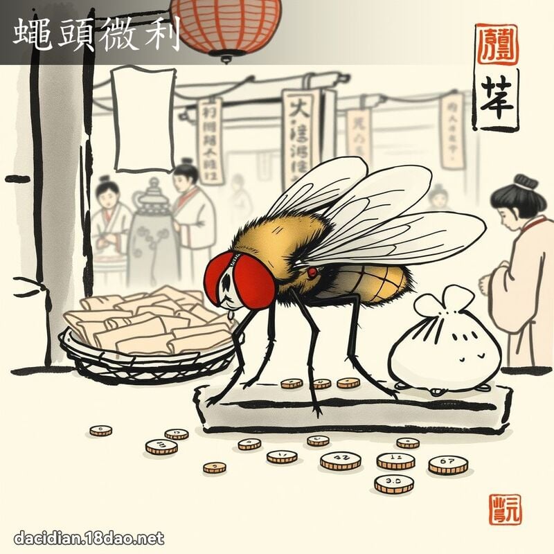 蝇头微利 配图