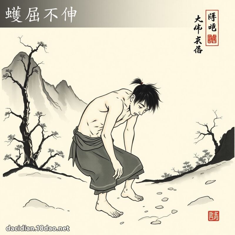 蠖屈不伸 配图