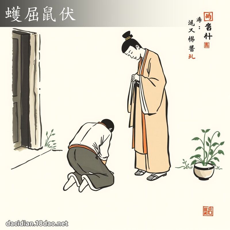 蠖屈鼠伏 配图