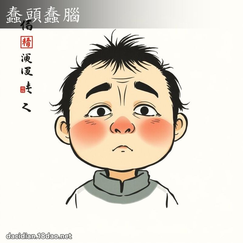 蠢头蠢脑 配图