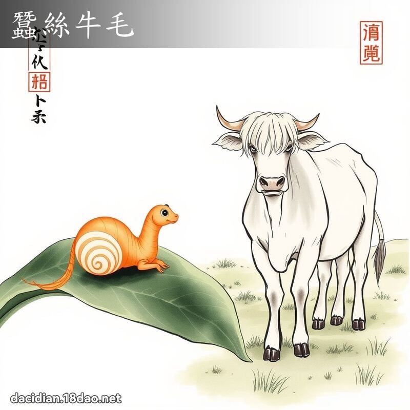 蚕丝牛毛 配图