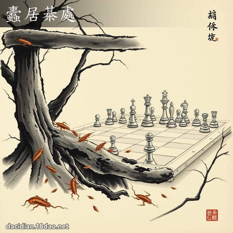 蠹居棊处 配图