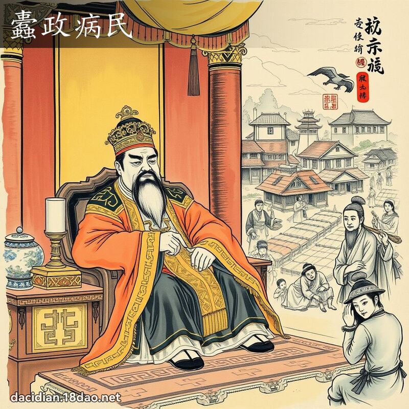 蠹政病民 配图