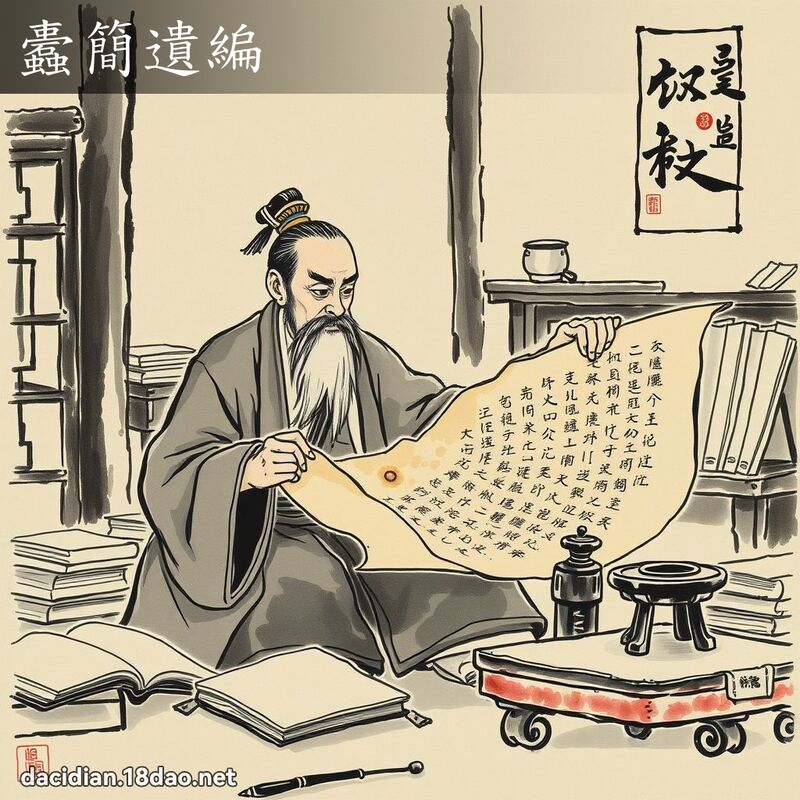 蠹简遗编 配图