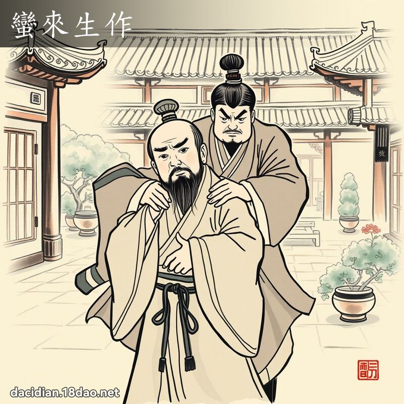 蛮来生作 配图