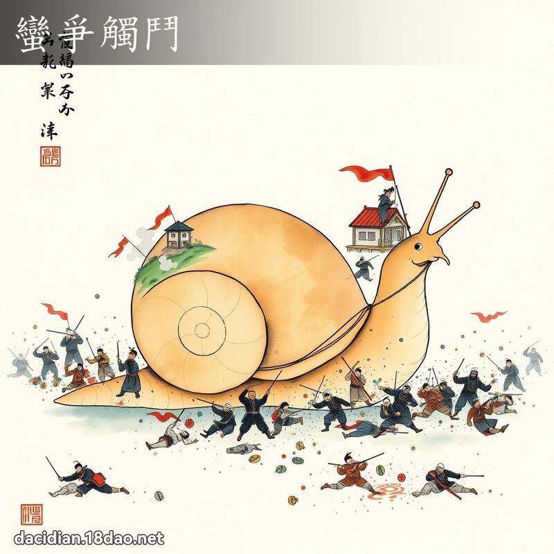 蛮爭触斗 配图