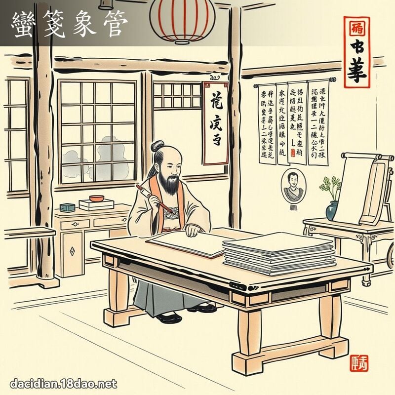 蛮笺象管 配图