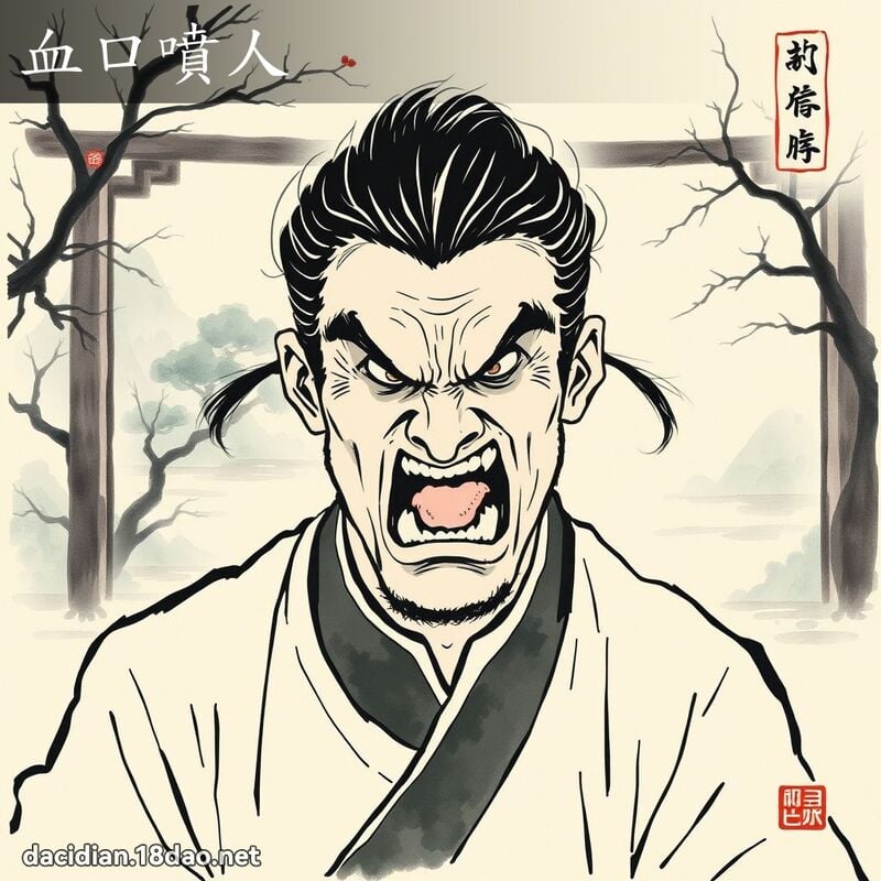 血口喷人 配图