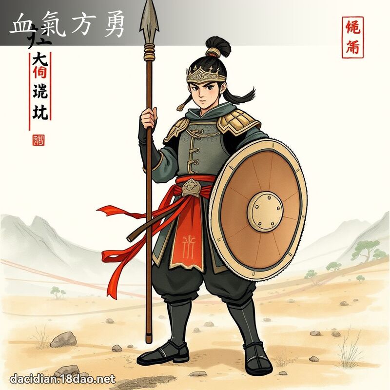 血气方勇 配图