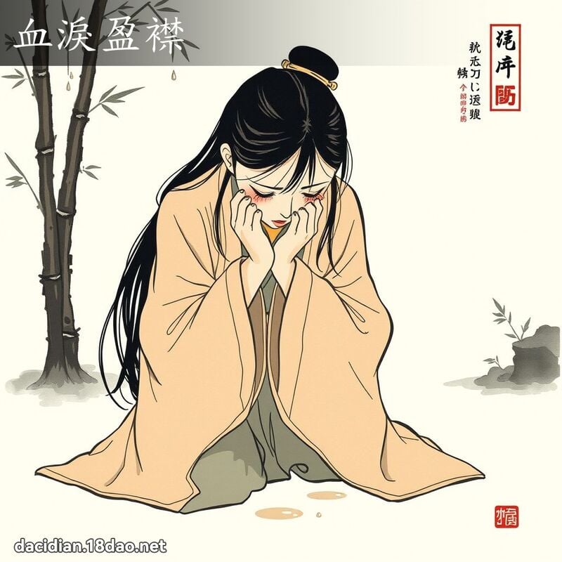 血泪盈襟 配图