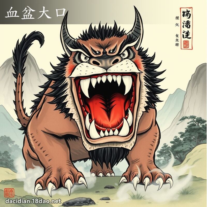 血盆大口 配图