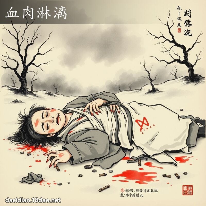 血肉淋漓 配图