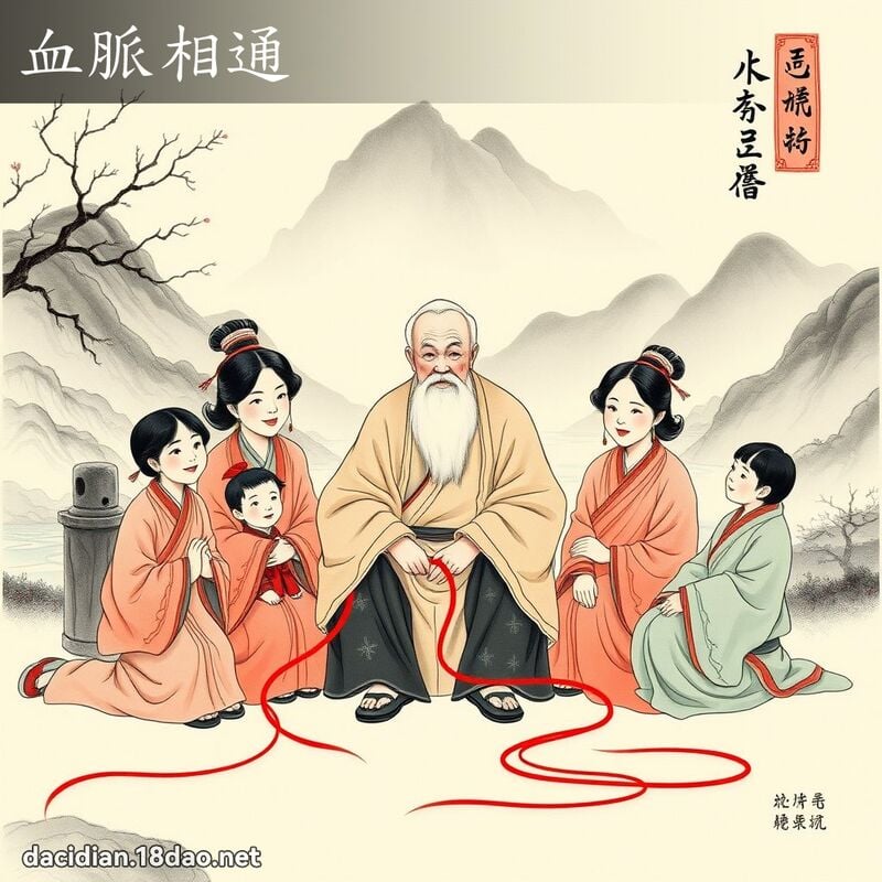 血脉相通 配图