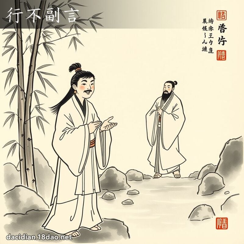 行不副言 配图