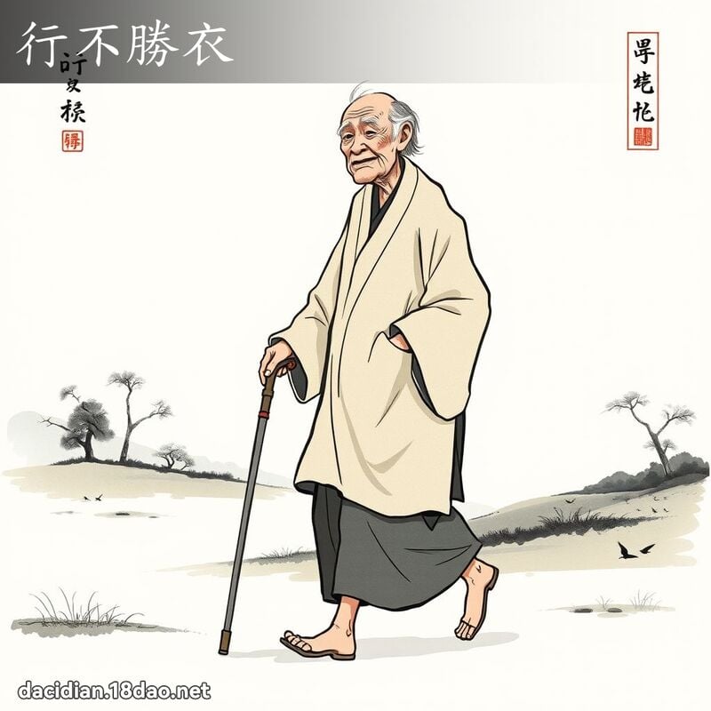 行不胜衣 配图
