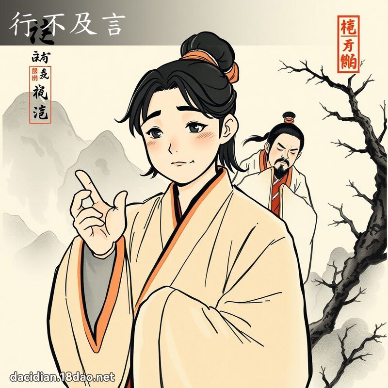 行不及言 配图