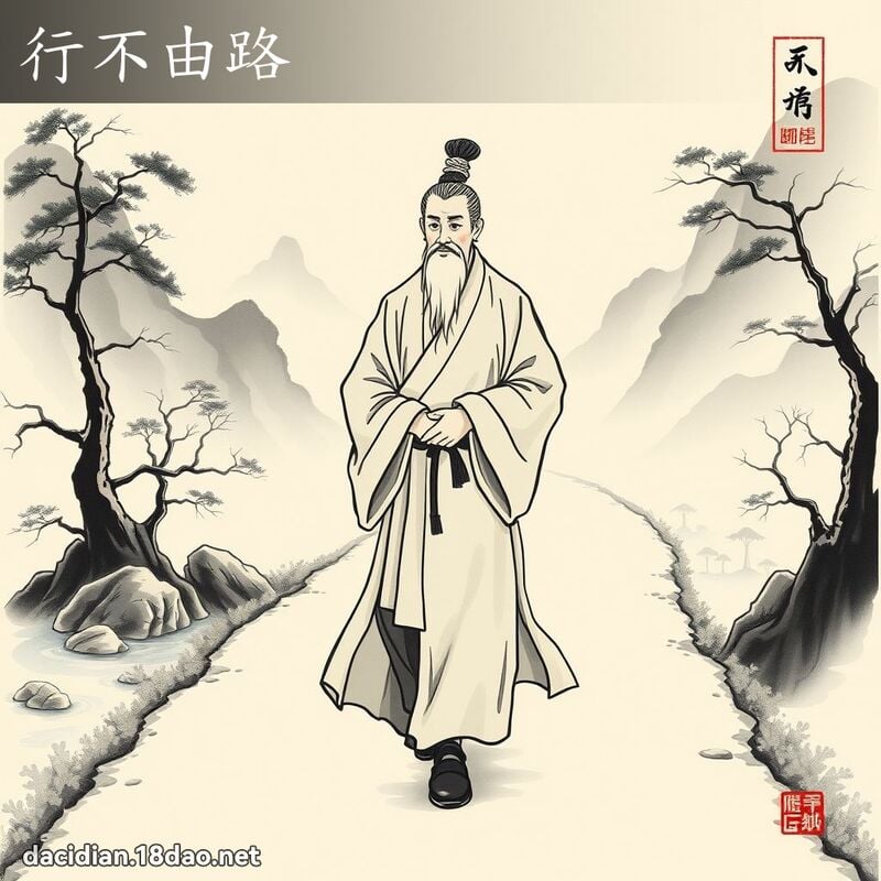 行不由路 配图