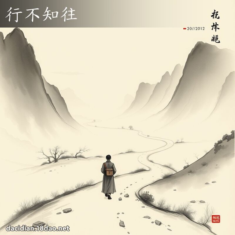 行不知往 配图