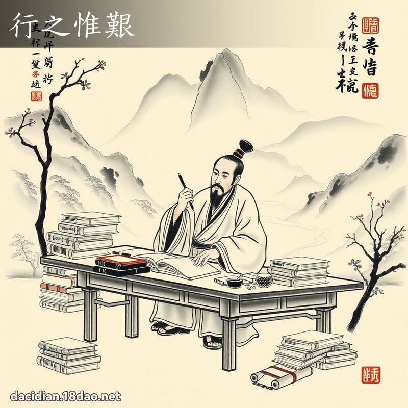 行之惟艱 配图