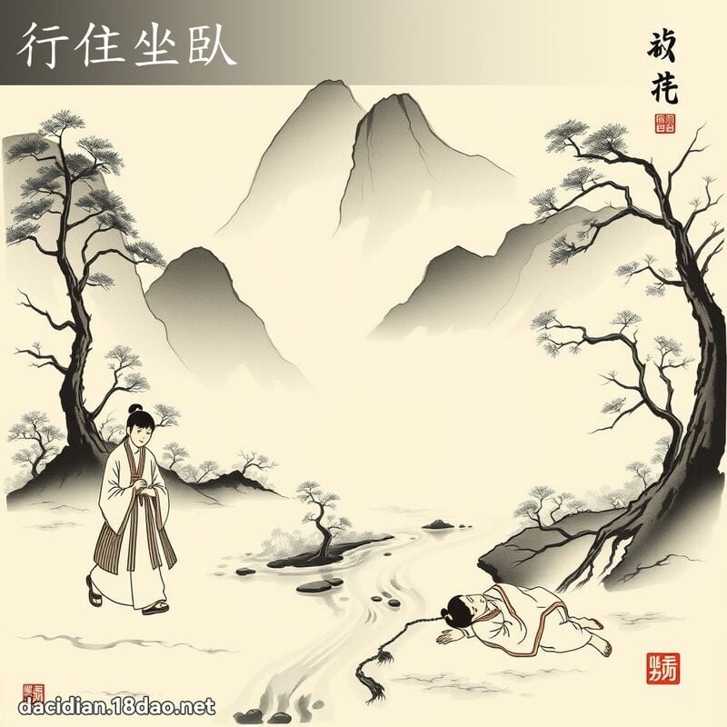 行住坐臥 配图