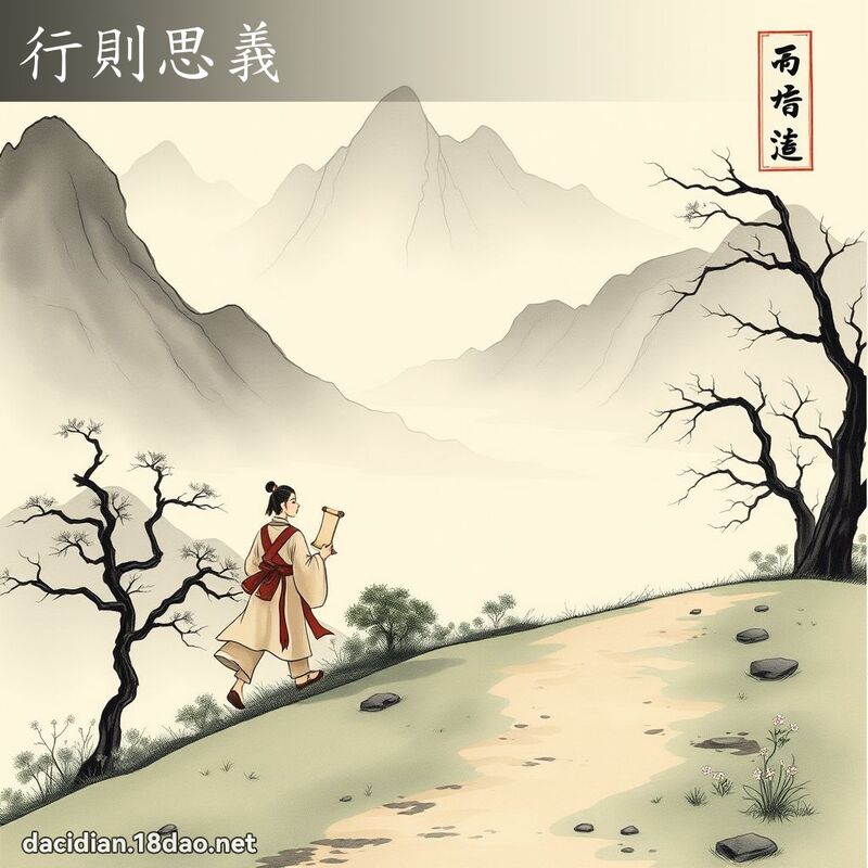 行則思義 配图