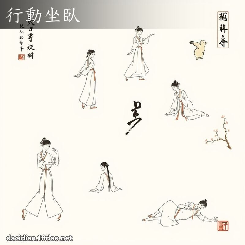 行動坐臥 配图