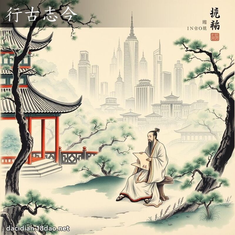 行古志今 配图