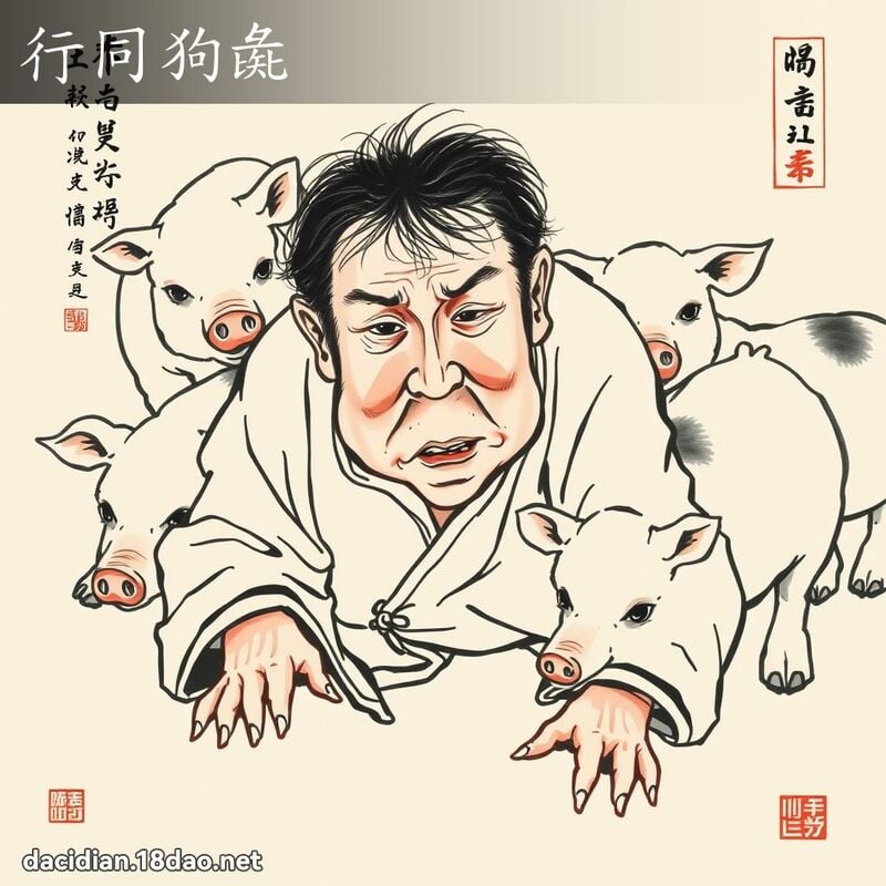 行同狗彘 配图