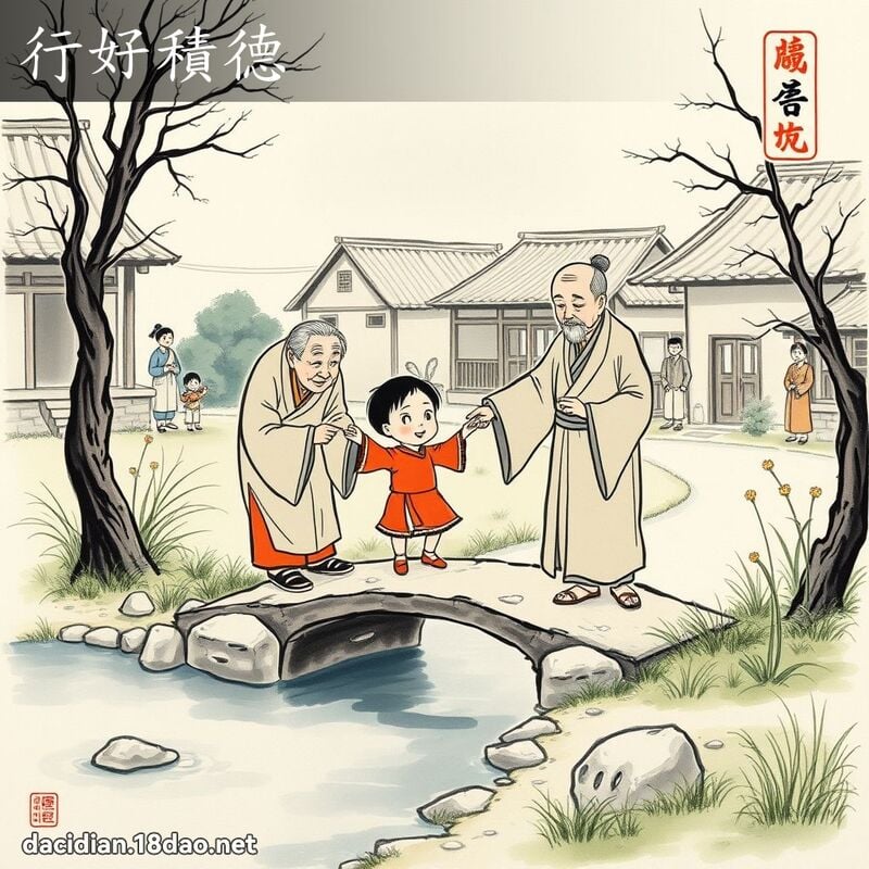 行好積德 配图