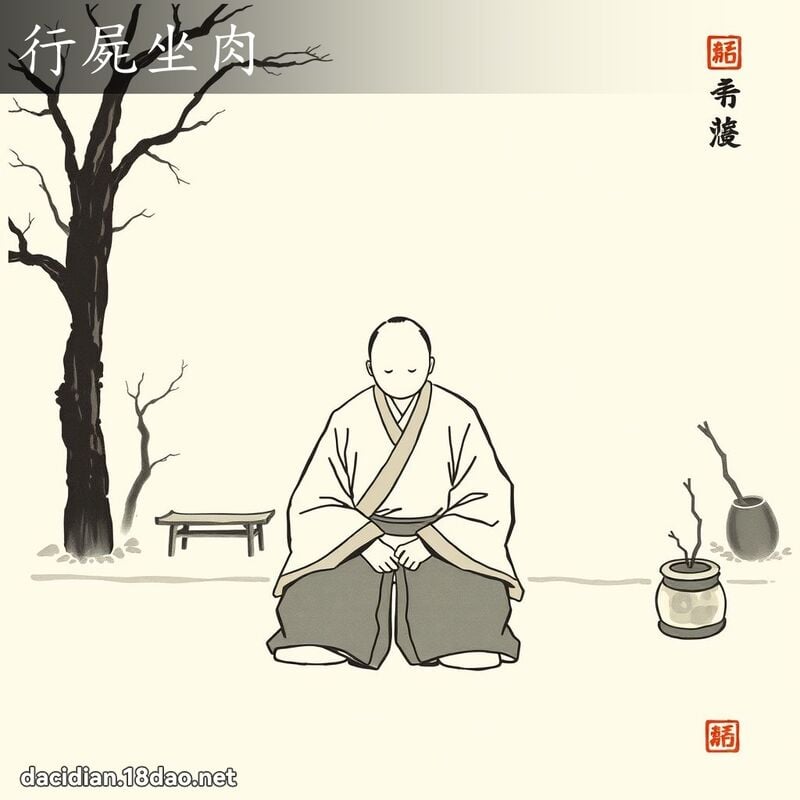 行屍坐肉 配图