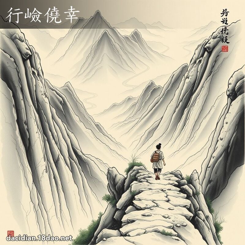 行嶮僥幸 配图