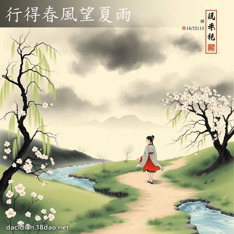 行得春風望夏雨 配图