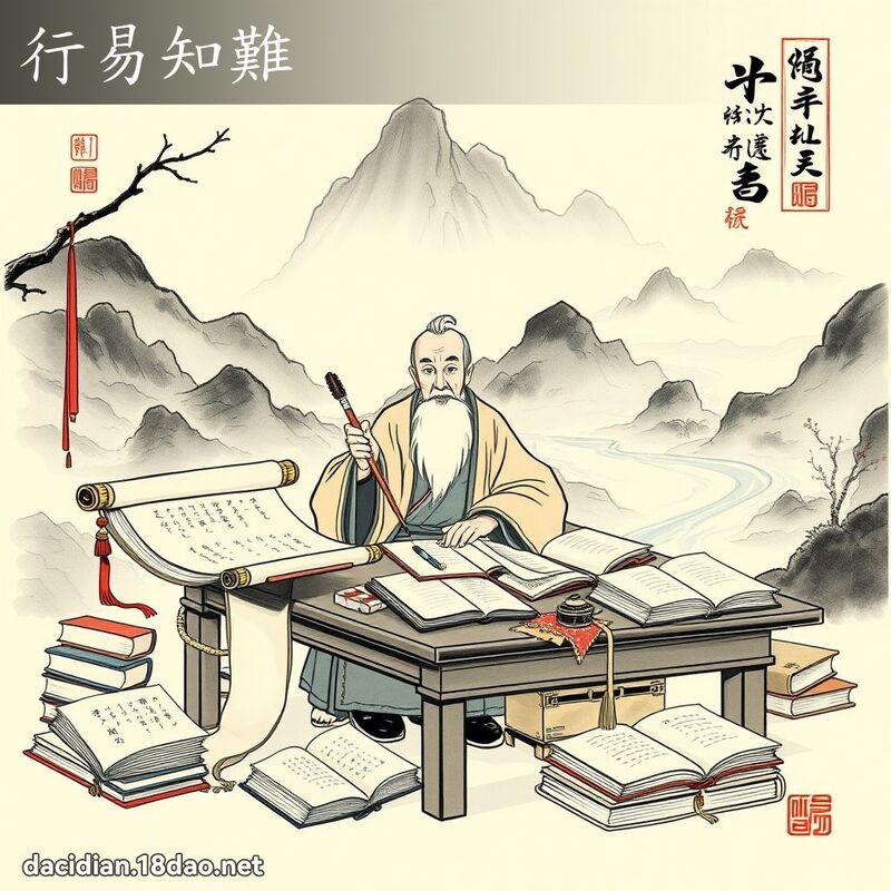 行易知難 配图