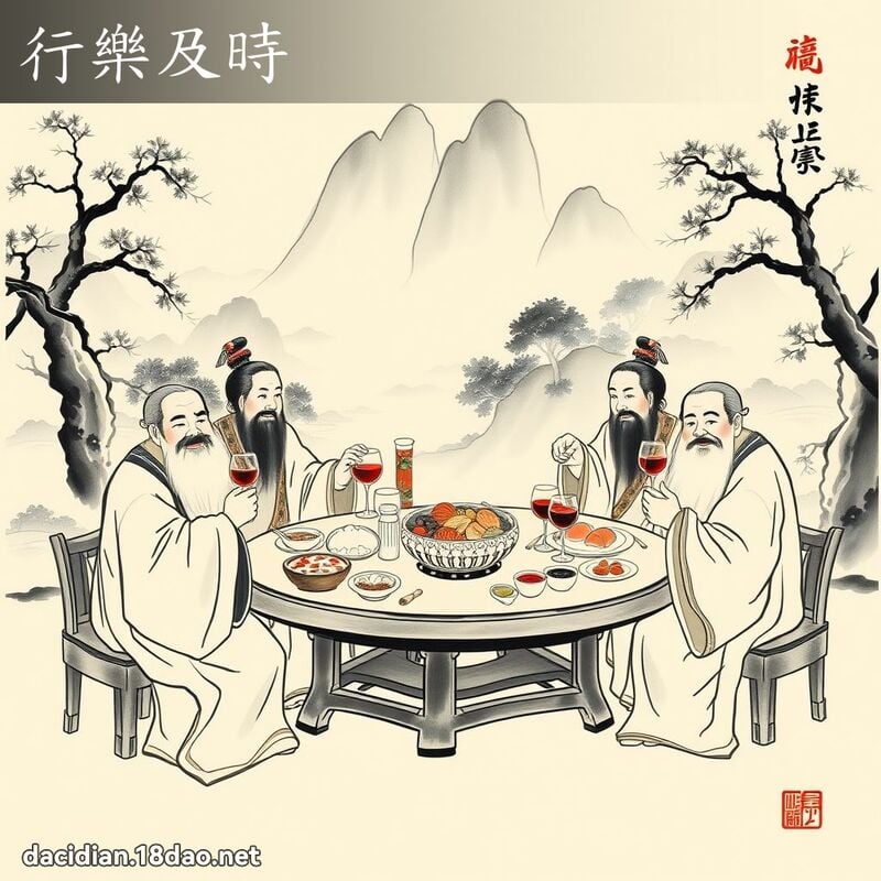 行樂及時 配图